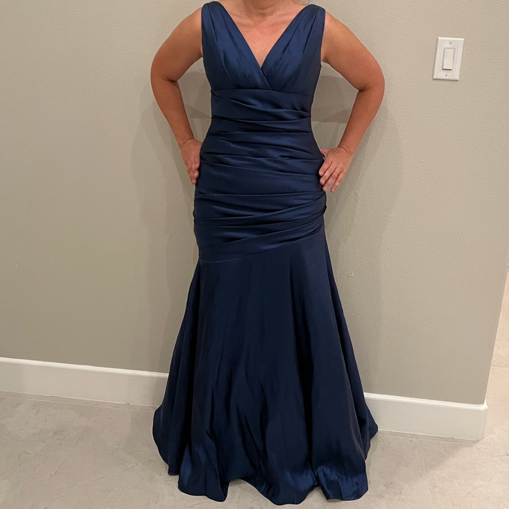 Watters & Watters Navy Gown